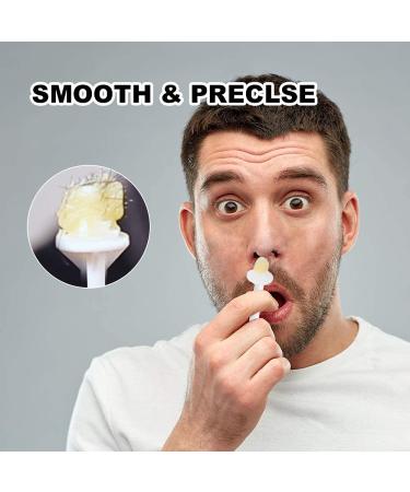 DecBlue Nose Wax Sticks 60Pcs - Plastic Applicators for Painless Nose Hair Removal - Men Women Nasal Cleaning - Ear Eyebrow - 60 Count - Buy Online on GoSupps.com