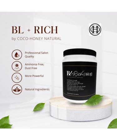 Hair Lightener Powder - 10 Level Flash Lightener for Dark Blonde Hair - Salon Quality Safe 8.75oz (250g - Buy Online on GoSupps.com