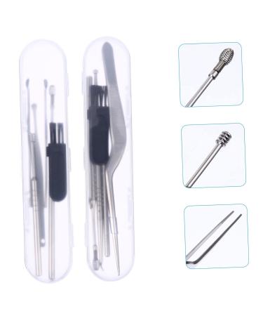 Stainless Steel Earwax Removal Kit with Travel Case - Home Ear Cleaning Tools for Adults - Earpick Curette Spoon Set - Buy Online on GoSupps.com