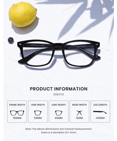 Cyxus Blue Light Filter Glasses - Anti-Blue Light No Prescription Needed for Screens - Model 8382 - Buy Online on GoSupps.com