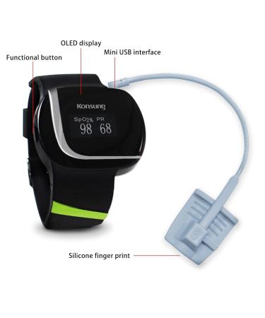 Buy Bluetooth Pulse Oximeter for Sleep Monitoring | Accurate SpO2 & PR Measurement | Free iOS & Android App | International Shipping - Buy Online on GoSupps.com