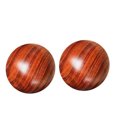 Partykindom roll 4 pieces solid wood massage ball baoding balls chinese hand massage exercise massage roller baoding balls rolling ball massage gauge fitness ball health ball health provision