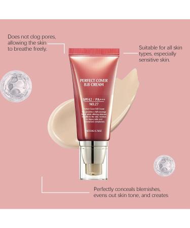 OLLZPJFPK Natural Color Soft Skin Concealer BB Cream Gentle Moisturizing Lightweight Hydrating Brightening Matte Natural Clear Portable BB Cream - Buy Online on GoSupps.com