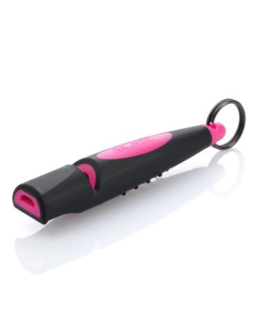 Acme dog whistle No.210.5 (Update 2023) |Alpha |Improved Verison |Ideal for the recall |Large reach |New handle |Frequency standardized (Black/DG Pink)