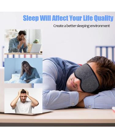Luxury Gray Silk Sleep Mask - Comfortable Eye Cover for Men & Women | Block Light for Travel Yoga & Naps - Buy Online on GoSupps.com