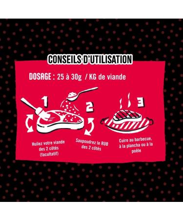  La Brigade des pices BBQ RUB - Spicy Seasoning for BBQ Meat - La Brigade des pices - 100 g - 100% Natural & Made in France - Buy Online on GoSupps.com