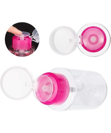 Nail Polish Remover Pump Dispenser 180 ML - Travel-Friendly Empty Liquid Bottle for Makeup Removal - Nail Art Tool (3 Pack) - Buy Online on GoSupps.com