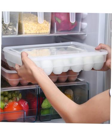 Generic Deviled Egg Holder Tray Refrigerator Household Storage Container Plastic Case Compartment Fridge Egg Holder Stackable - Buy Online on GoSupps.com