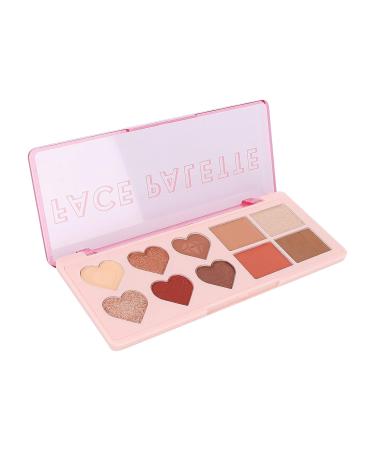 Buy Multi 4 in 1 Face Palette - Eyeshadow Blush Contouring & Highlighter | Red Brown Makeup Cosmetic Palette - International Shipping - Buy Online on GoSupps.com