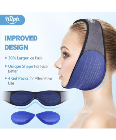 Hilph K hlpad for Wisdom Teeth | Adjustable Cooling Compress & Pillow for TMJ Pain Relief | Gray Coolpack - Buy Online on GoSupps.com
