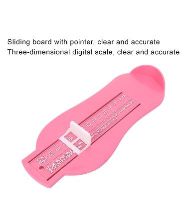 Kids Baby Shoe Foot Measuring Device - Pink Shoe Sizer Ruler for Accurate Shoe Shopping - Buy Online on GoSupps.com