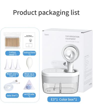 Electric Ear Wax Removal Kit | Ear Irrigation Water Cleaner | 4 Pressure Modes - Buy Online on GoSupps.com