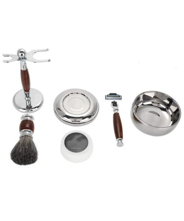 Share set men bears a razor-set safety razor brush shell with soap stand holder Manual razor set for the facial cleaning of men