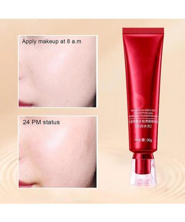 Red Ginseng Bird's Nest Concealer Liquid Foundation - Full Cover Flaws, Lightweight & Long Lasting - Buy Online on GoSupps.com