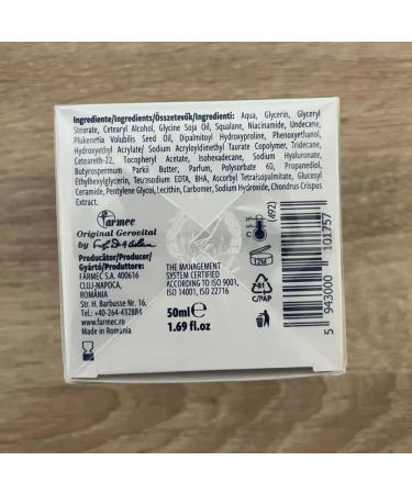 Buy GEROVITAL HYALURON C Anti-Wrinkle Night Face Cream - Hyaluronic Acid Vitamin C & E 50ml | Moisturizing & Regenerating for Dry/Normal Skin Fast International Shipping - Buy Online on GoSupps.com