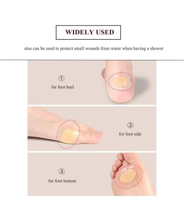 Blister Bandages for Feet - Waterproof Anti-Friction Pads for Heels Toes & Fingers - 40 Pieces Blister Prevention Solution - Buy Online on GoSupps.com
