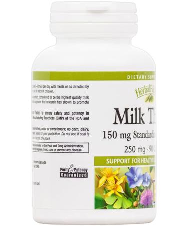 Natural Factors Milk Thistle 250 mg - 90 Vegetarian Capsules for Liver Health - Buy Online on GoSupps.com