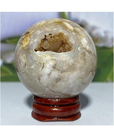 Natural Sphere Cherry Agate Crystal Ball Natural Gemstones Quartz Sphere Fengshui Home Decoration 1pc (Color : 170-190g) - Buy Online on GoSupps.com