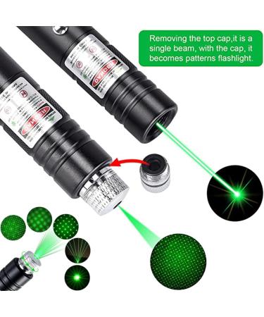 Green Laser Pointer High Power Long Range Adjustable Focus Tactical Strong Green Light Pointer for Indoor Teaching,Outdoor Astronomy Camping Hunting Hiking Travel,Portable Cat Lazer Toy USB Recharge - Buy Online on GoSupps.com