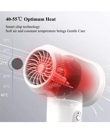 Portable Cordless Hair Dryer Wireless Blow Dryer w/3 Heat Modes Rechargeable & Detachable Battery Handle Travel Hairdryers for Indoors Outdoors - Buy Online on GoSupps.com