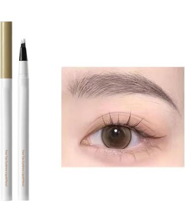 Eyebrow Pen Eyebrow Pencil with Fork Eyebrow Makeup Long Lasting Eyebrow Pen Creates Natural Looking Brows (Black) - Buy Online on GoSupps.com