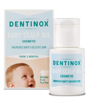 Dentinox Baby Scalp Oil Moisturises& Nourishes Dry Skin with Chamomile Rosehip & Vitamin E 3 Months & Upward (30ml) 30 ml (Pack of 1)