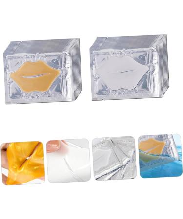 Happyyami Lot De 20 Masques L vres Hydratants Anti- ge Petits Nourrissants Et Apaisants Soin Labial Quotidien Pour Peaux Vari es Blanc Et Dor Usage Unique Protection Des L vres S ches - Buy Online on GoSupps.com