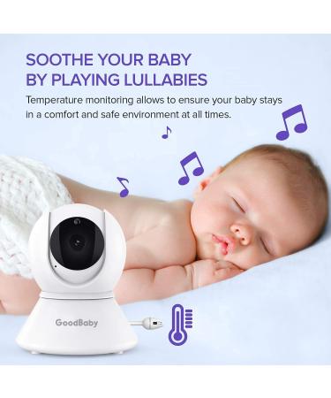 Remote Pan-Tilt-Zoom Baby Monitor | 3.5 Large Screen, Night Vision, Two-Way Talk, Room Temperature, Lullabies | 960ft Range - Buy Online on GoSupps.com