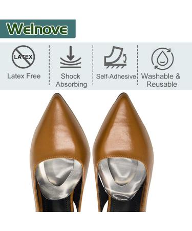 Welnove 10Pcs Metatarsal Pads - Anti-Slip Forefoot Cushions for Mortons Neuroma & Foot Pain - Buy Online on GoSupps.com