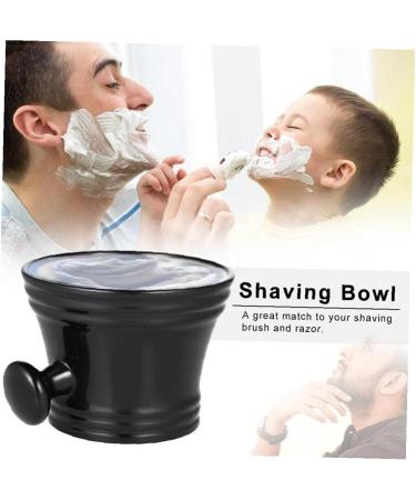 TOSSPER Barber Cleaning Soap for Razor | Professional Plastic Shaving Bowl & Handle Mug - Ideal for Men's Grooming - Buy Online on GoSupps.com
