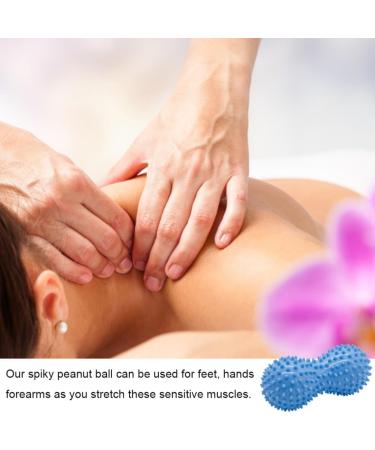 Spiky Peanut Massage Balls - 2pcs Deep Tissue Hand & Foot Massager for Muscle Relief - Buy Online on GoSupps.com