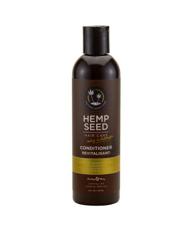 Hemp Hair Conditioner - 8 oz - With Hemp Seed Oil Coconut Oil & Vitamin E - Keeps Hair Soft & Smooth - Vegan Cruelty-Free Nag Champa