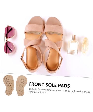 FOMIYES 6 Pairs Non-Slip Shoe Insoles Inserts - Skid-Resistant Gel Pads for Metatarsal Cushioning | Comfortable Leather Sandal Sole Pads - Buy Online on GoSupps.com