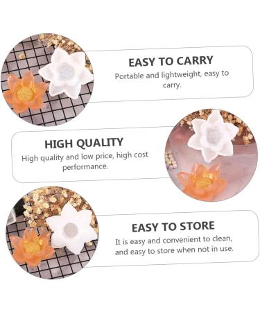 2 Pcs Silicone Mold Crystal Epoxy Silica Gel Decorations White - Buy Online on GoSupps.com