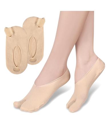 ANGGREK Hallux Valgus Relief Socks - Bunion Relief | Toe Separator Socks for Women - Soft, Elastic, Breathable | Valgus Corrector for Work - Skin Color - Buy Online on GoSupps.com
