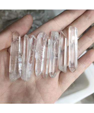 Crystal Rough 7pcs Natural Stone Crystal Specimen Clear Quartz Crystals Stones Health Stone Decoration NaturalReiki Decoration ERTEYIN