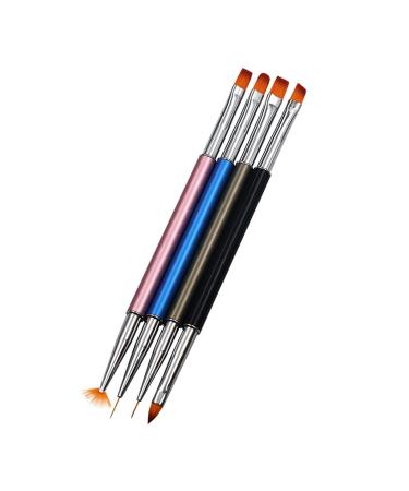 4-Piece Nail Art Brush Set - Double-Ended Paint Pens for Perfect Hand Manicure | International Shipping Available - Buy Online on GoSupps.com