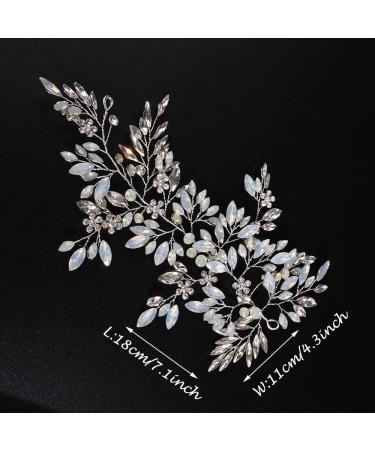 JWICOS Crystal Bridal Headpiece - Wedding Hair Accessories for Brides - Buy Online on GoSupps.com