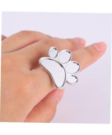  TOVINANNA 4 Piece Palette of Rings Palette Nail Polish Mixing Mini Ring Tray Red Mixing Tray for Nail Shop Rings Nail Colour Plate - Buy Online on GoSupps.com