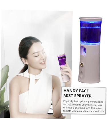 Beatifufu 1 Set Hydrating Instrument Mist Sprayer Hand Held Sprayer Face Steamer for Facial Portable Abs White 12X4.5X4.3cm - Buy Online on GoSupps.com