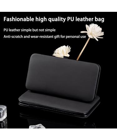Dinghaole Professional Manicure Set Nail Clippers 18 Pieces Stainless Steel Nail Care Tools with Black PU Leather Bag Suitable for Thick Nails Portable for Travel and Home Use - Buy Online on GoSupps.com