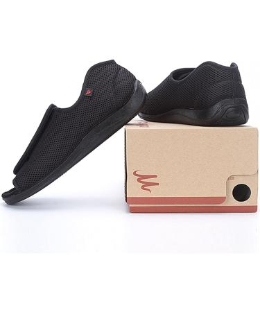 Orthopedic Diabetic Shoes Extra Wide Width for Men & Women | Adjustable Laces | Black - Size 9 - Buy Online on GoSupps.com