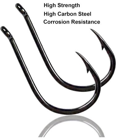 Thkfish Carbon Steel Fishing Hook Set - 500 Eyeless & Eyes Hooks in Plastic Box | 10 Sizes Fishing Accessories for International Shipping - Buy Online on GoSupps.com