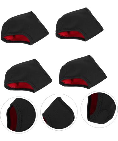 Buy 2 Pairs Heel Warmer Covers | Achilles Cushion & Support Sleeves | Warm Socks Black - International Shipping Available - Buy Online on GoSupps.com