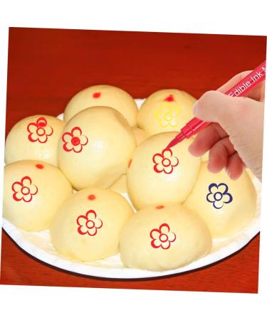HOMSFOU 8 Pcs Baking Pen Cake Diy Draw Tools Edible Food Markers Cakes Frosting Pen Journal Planner Pen Paint Pen Biscuit Markers Pen Cake Icing Pens Chocolate Double Head Plastic - Buy Online on GoSupps.com