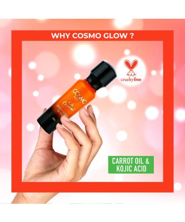Cosmo Glow Skin Care Oh Carrort Brightening Serum 35ml/1.18 fl.oz Carrot Oil Kojic Acid Nourishing Brightening Non Greasy Formula Skin Treatment Face & Body Care All Skin Types - Buy Online on GoSupps.com