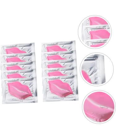 FOMIYES 40 Pcs Exfoliating Lip Masks - Plump & Hydrate Lips Anti-Aging Lip Treatments Ideal for Lip Care & Sleep - Collagen Enriched Pink - Buy Online on GoSupps.com