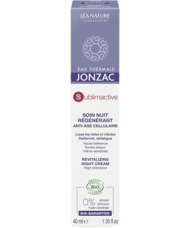 Eau Thermale Jonzac Organic Cosmetic Sublimactive Cellular Anti-Aging Night Cream 40 ml - Buy Online on GoSupps.com