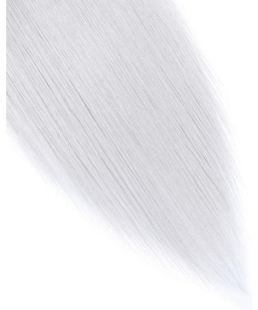Silk-co Clip in Hair Extensions 26 Inch Silver Grey - 100% Synthetic Hairpiece, 8pcs Long Straight Hair Pieces for Full Head - #Silver Grey - Buy Online on GoSupps.com