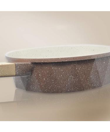 Frying Pan Stone Fried Steak Egg Non-Stick Frying Pan Pan Kitchen Gas Stove Nonstick Metal Utensil Saucepan with Lid Safe Frying Pan Home Pot Perfect for Breakfast Frying Pan () Interesting - Buy Online on GoSupps.com